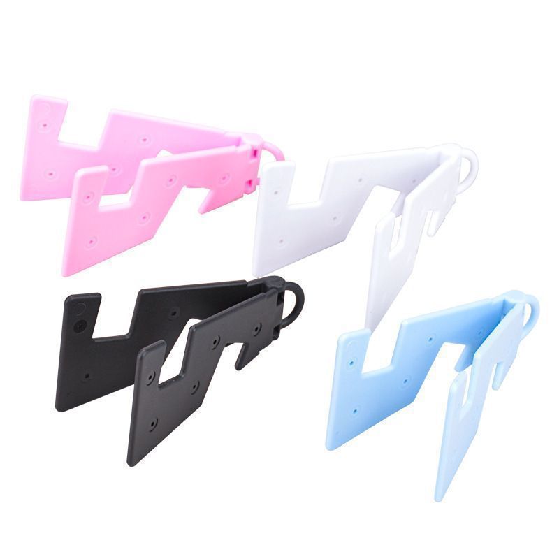 手机平板桌面随身折叠钥匙扣小巧手机座手机V型支架便携式可折叠