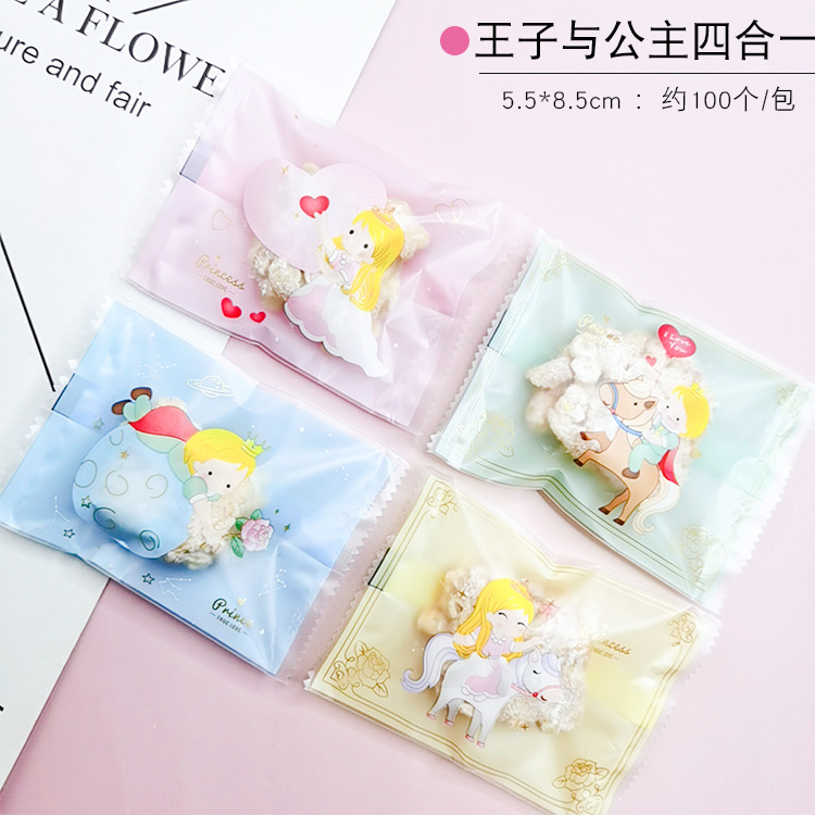 Bolsa sellada a máquina; príncipe y princesa cuatro en uno 5.5*8.5; material compuesto