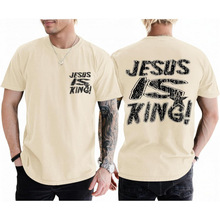 �W�a�޶�����Christian Shirts for Men Jesus is King Tshirt Go