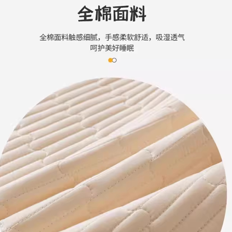 2025 nuevo estilo de algodón de fibra de maíz de algodón acolchado de una sola pieza de algodón a prueba de polvo funda protectora de colchón Simmons