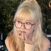 Glasses, face blush, Korean style, 2023 collection, internet celebrity