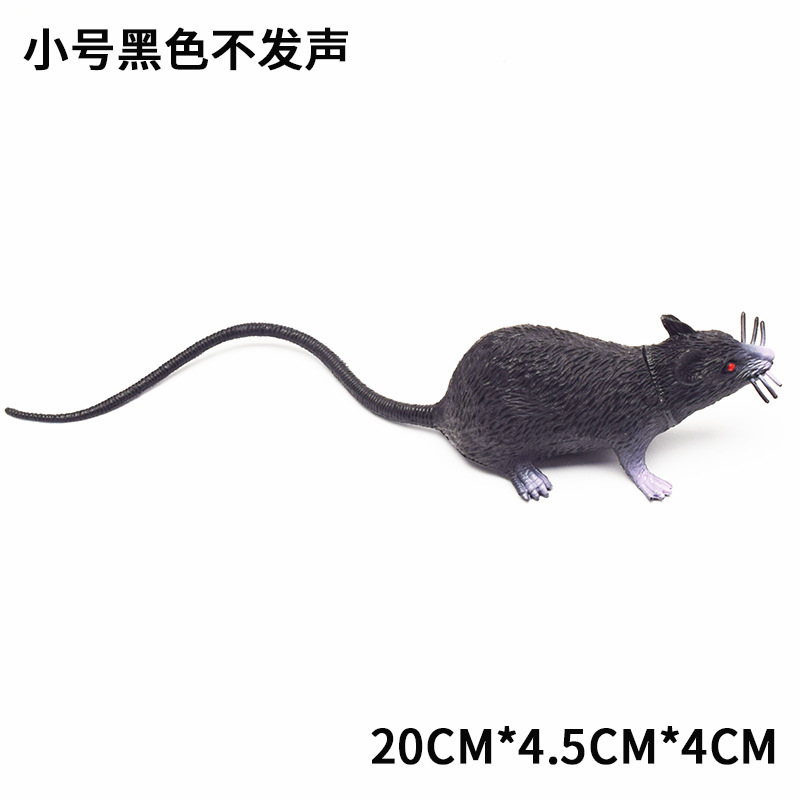 Tricky Cross-border Halloween Scary Simulation Mouse Terror Parodia Mini Little Mouse Ghost Festival Party Tricky Toys