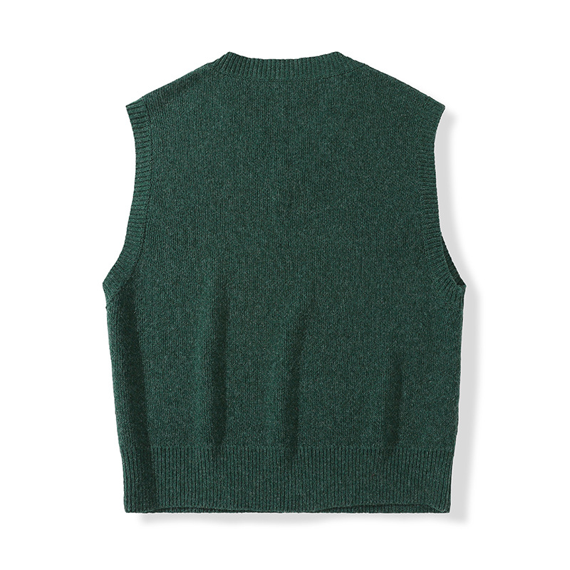 Men's clothing special supply 's casual autumn and winter new trendy brand knitted vest sleeveless waistcoat sweater_voghion.com