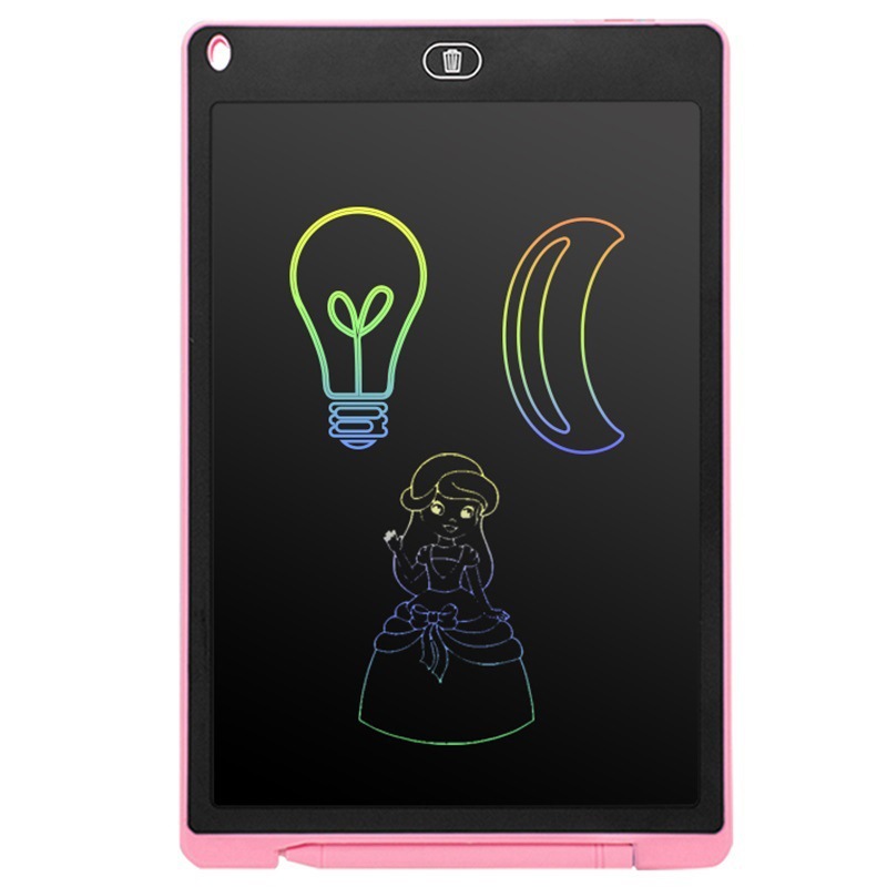 Luz de oficina LCD de color para niños, borrador de pizarra pequeña, tablero de dibujo, tablero de dibujo, tablero de escritura, pintura, pintura electrónica, graffiti