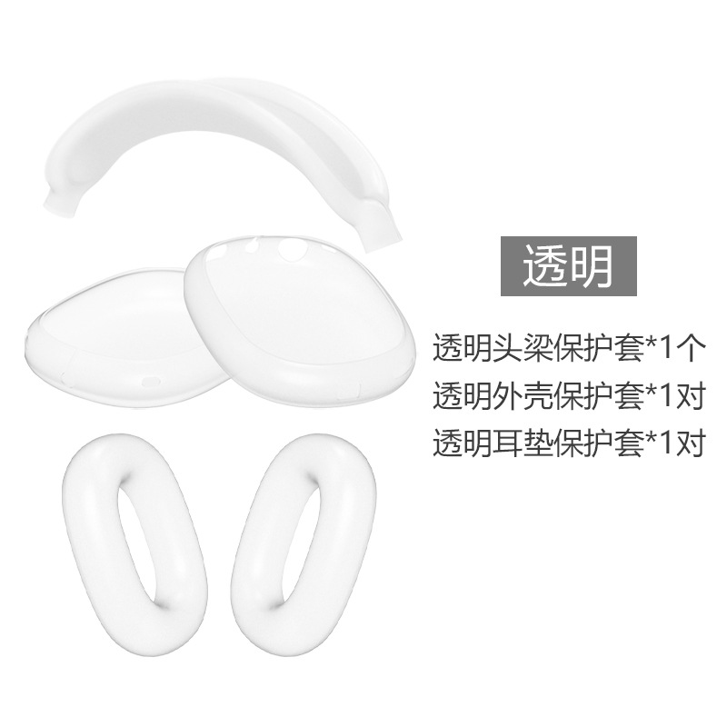 Funda para auriculares Apple AirPods Max, funda protectora de alta transparencia para AirPods Max, funda para diadema, funda para auriculares. image 7