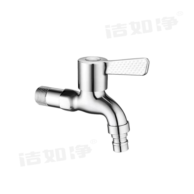 Grifo de latón para lavadora de uso doméstico, extra largo, extra grueso, sin plomo, de apertura rápida, de lujo ligero.