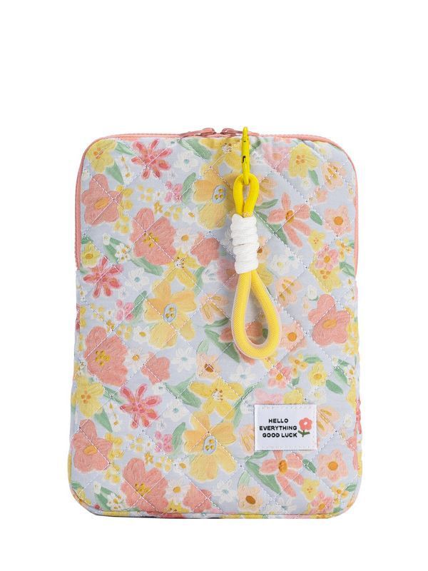 フレッシュな花の新しいノートパソコンのバッグ女性11インチ13インチ15インチ内胆バッグ高颜値ipad収納バッグ|undefined