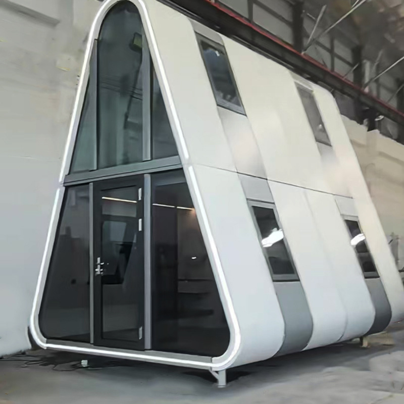 Casa Triángulo B&B, Villa de Estructura de Acero Móvil, Refugio para Campamentos al Aire Libre, Vacaciones, Refugio contra la Lluvia, Micro Casa