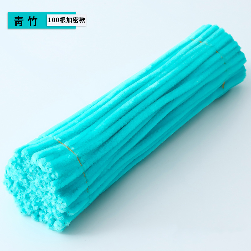 Macarón torsión varilla de cifrado ramo de terciopelo hecho a mano DIY material paquete de juguetes inteligentes fuegos artificiales raíz de pelo colorido