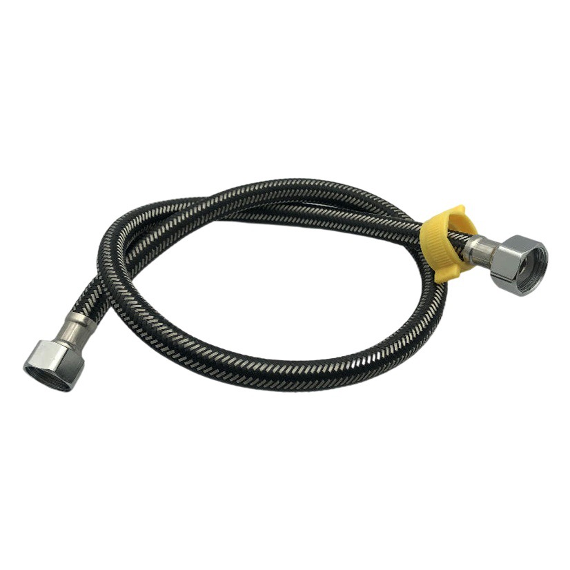 Alambre de nylon mezclado tubo de acero tejido tubo de alta presión tubo de entrada del inodoro ALAMBRE NEGRO calentador de agua tejido tubo de entrada manguera tejida