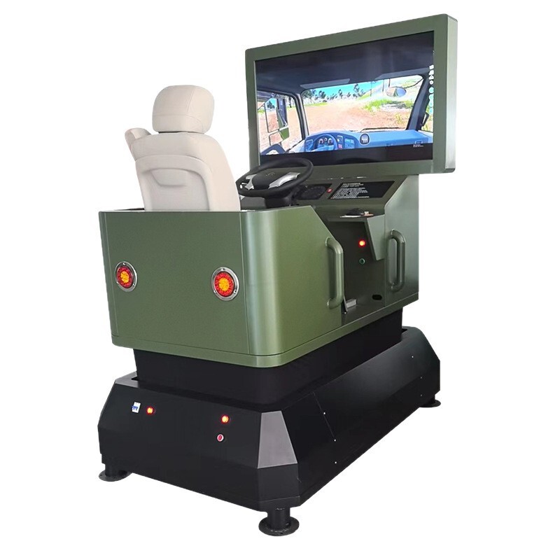 Customized Dynamic Three-Screen Large Vehicle and Truck Driving Simulator Training Platform for the Second Part of the Driving Exam Customized Dynamic Three-Screen Large Vehicle and Truck Driving Simulator Training Platform for the Second Part of the Driving Exam