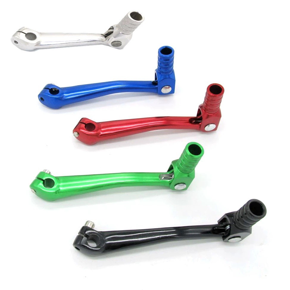 Cross-Border Supply of Motorcycle Accessories 50Cc-250Cc Aluminum Alloy Gear Shift Lever Folding Gear Lever Trendy Modified Model