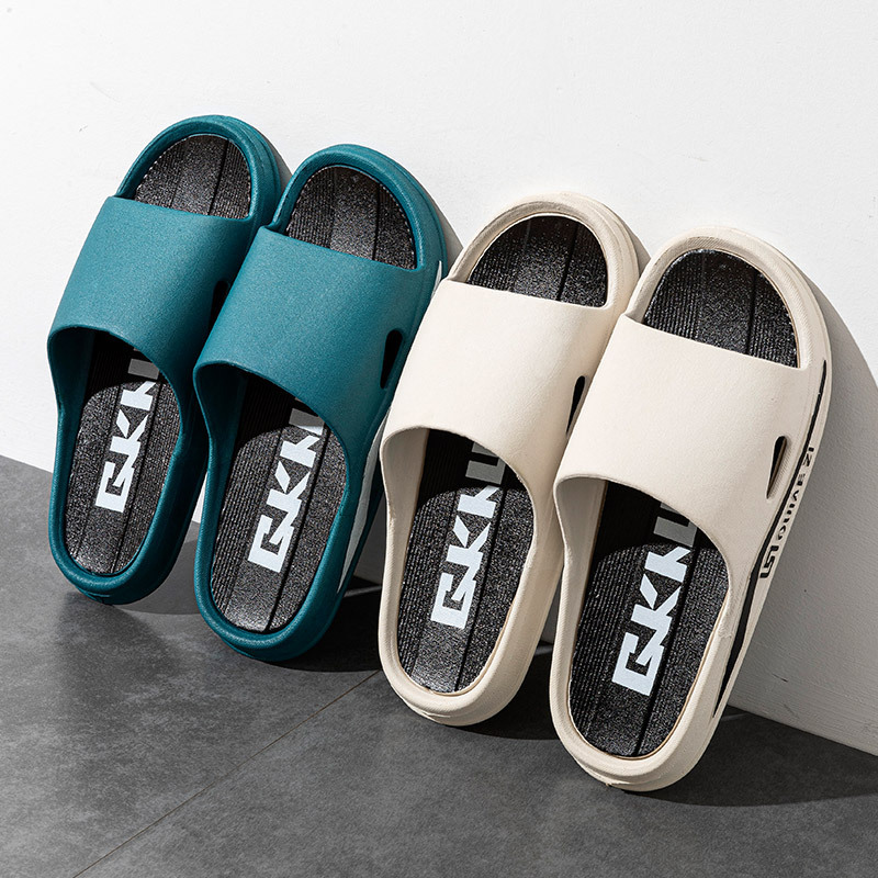 Summer New Sports Slippers Pvc Men's Fashion Outer Wear Rest Room Bathing Bathroom Wholesale Sandals and Slippers