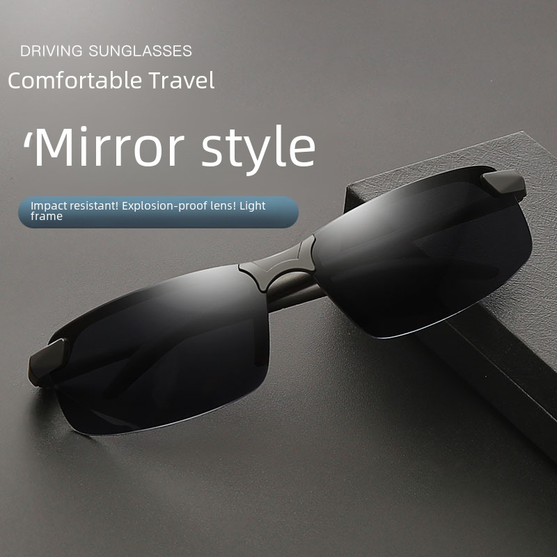 Nova barvno spreminjajoča se polarizirana sončna očala 3043 moška dnevna in nočna sončna očala za vožnjo, ribolov, nočni vid, tovarna na debelo_voghion.com