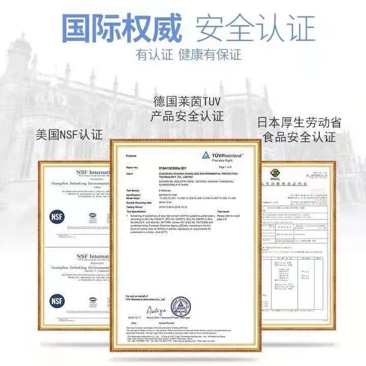 Cocina doméstica hervidor de agua de grado alimenticio ABS Alemania gran capacidad Brande filtro de agua del grifo hervidor de filtro
