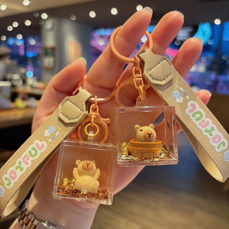 61g Weight Bag Pendant, Keychain Classification 1 Piece Quantity Holiday, Daily Occasion Acrylic Material Cartoon Character Pattern Unisex Gender Cute Style 1 Piece Cute Cartoon Character Acrylic Unisex Bag Pendant Keychain 7
