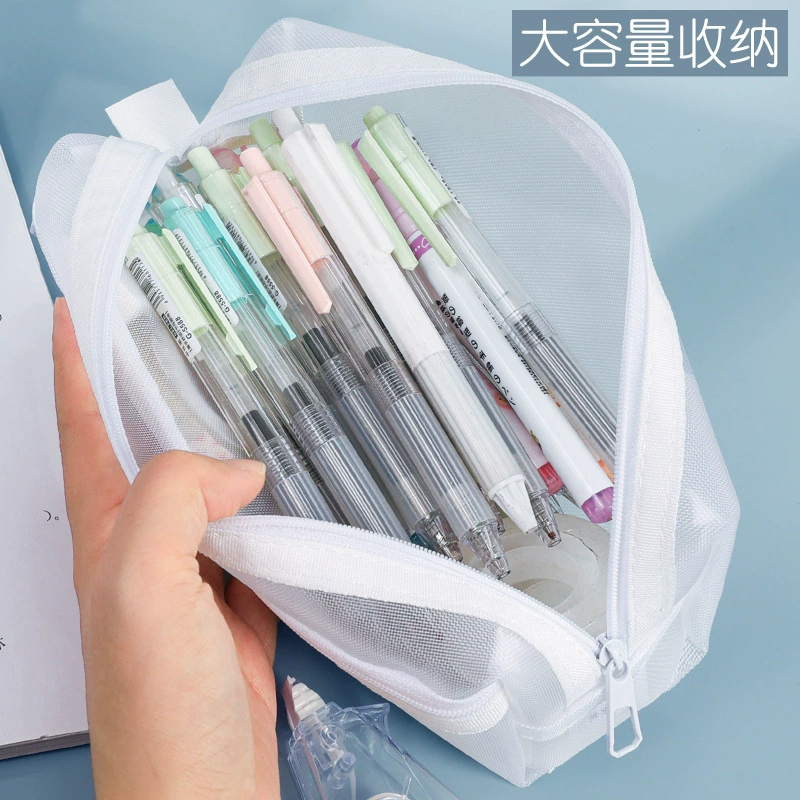 (Wholesale), квадратный двуслойный вместительный пенал, канцелярия для школьников