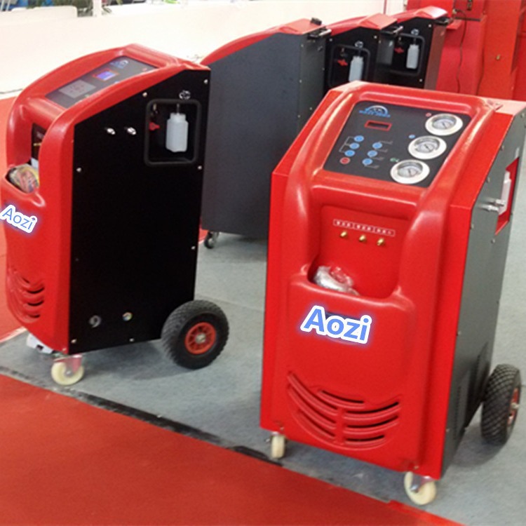 冷媒回收加注机厂家低价批发全自动汽车冷媒回收加注机 发送港口