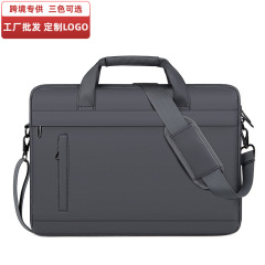 メンズ ラップトップ バッグ レザー フィルム バージョン ビジネス ブリーフケース ショルダー クロスボディ ラップトップ バッグ プリント ロゴ