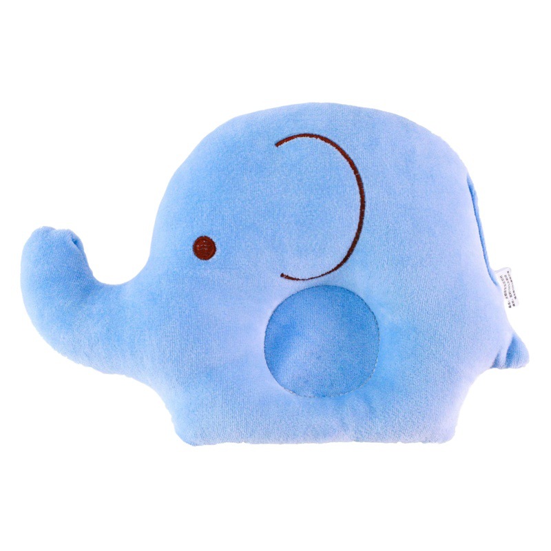 Tongxing almohada bebé recién nacido que forma almohada bebé dibujos animados elefante modelado creativo niño anti-Desviación cabeza memoria almohada