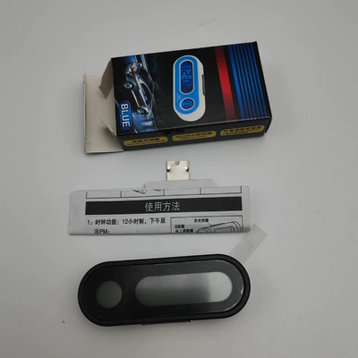 Car Electronic Clock, Car-Mounted Clock, Luminous Electronic Clock, Lcd Digital Adhesive Thermometer, Mini (Car thermometer) - k02