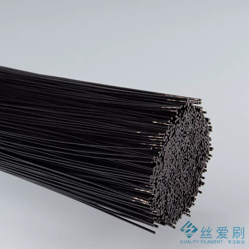 丝爱刷黑色PA6圆形直丝0.7mm人造塑料丝