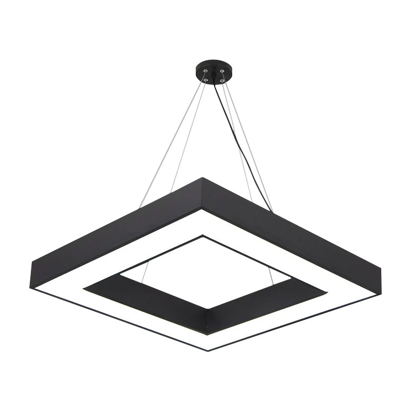 lámpara led cuadrada estudio sala de conferencias tienda pasillo de oficina iluminación industrial viento personalizado