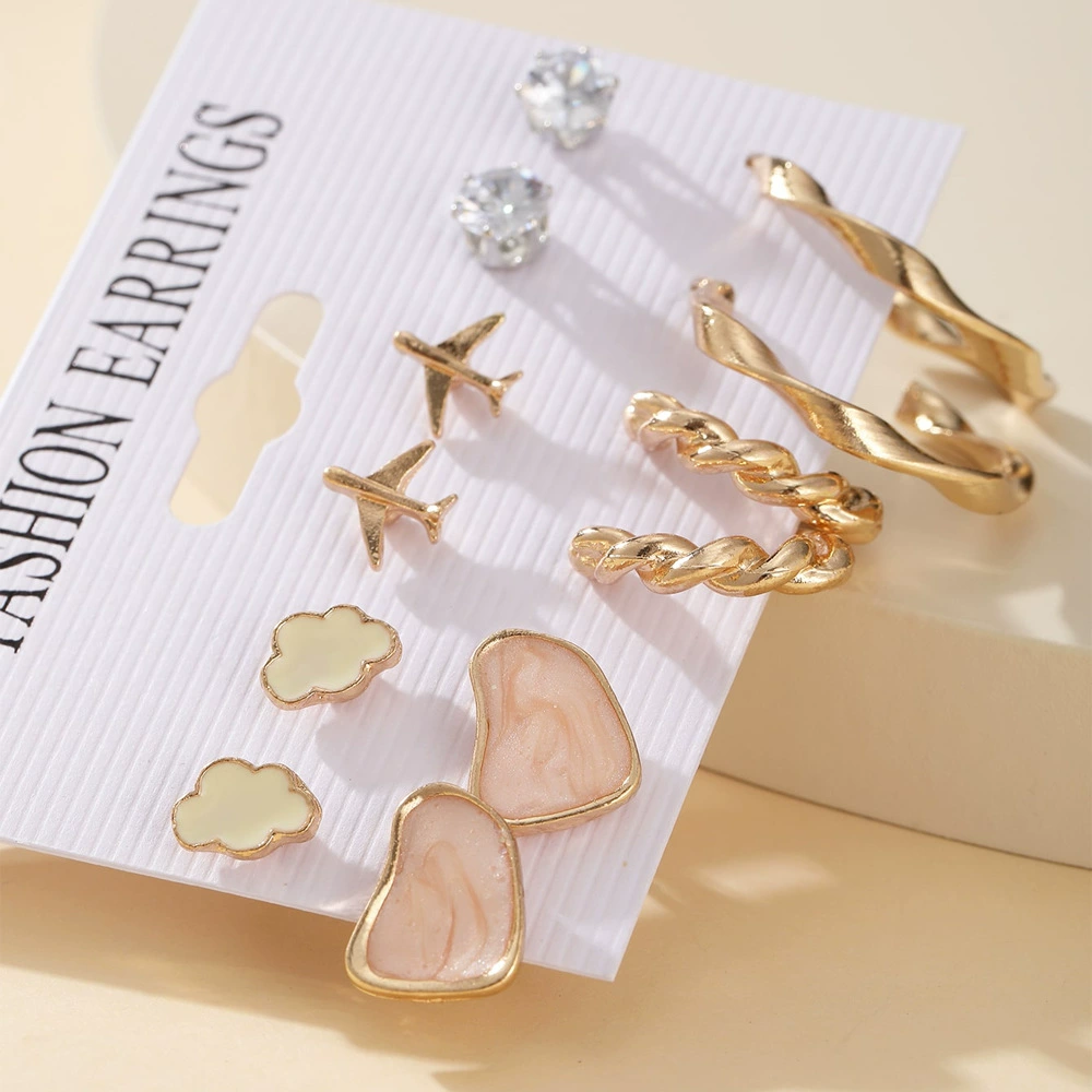 Креативные модные акриловые сережки, Aliexpress, яркий запоминающийся стиль