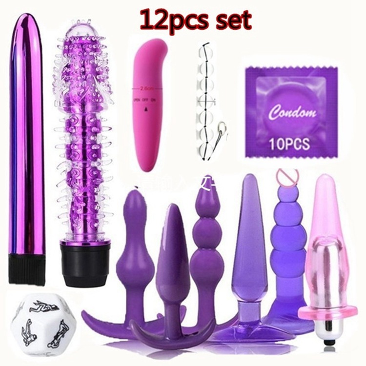 Adulto sexo sexy anal plug traje combinación anal plug vibrador para sexo hombres y mujeres producto del sexo combinación