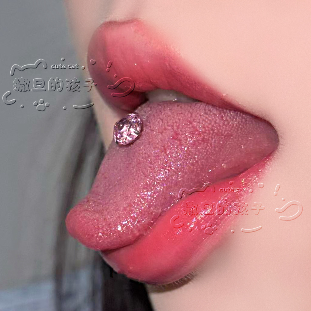 Satan's Child F136 Titanium Alloy Star Tongue Barbell - Adjustable Bar Length 8-20mm Tongue Ring detail image 15