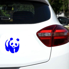 外贸可爱熊猫造型通用创意个性车贴改装乙烯基防水贴纸警示的贴纸