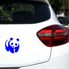 Exterior cute panda-shaped universal creative personalized car sticker, vinyl waterproof decal, warning sticker