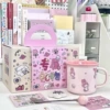 Sanrio Contrast Color Cup-Pink Melody + Ball Spoon + Exclusive Gift Pack