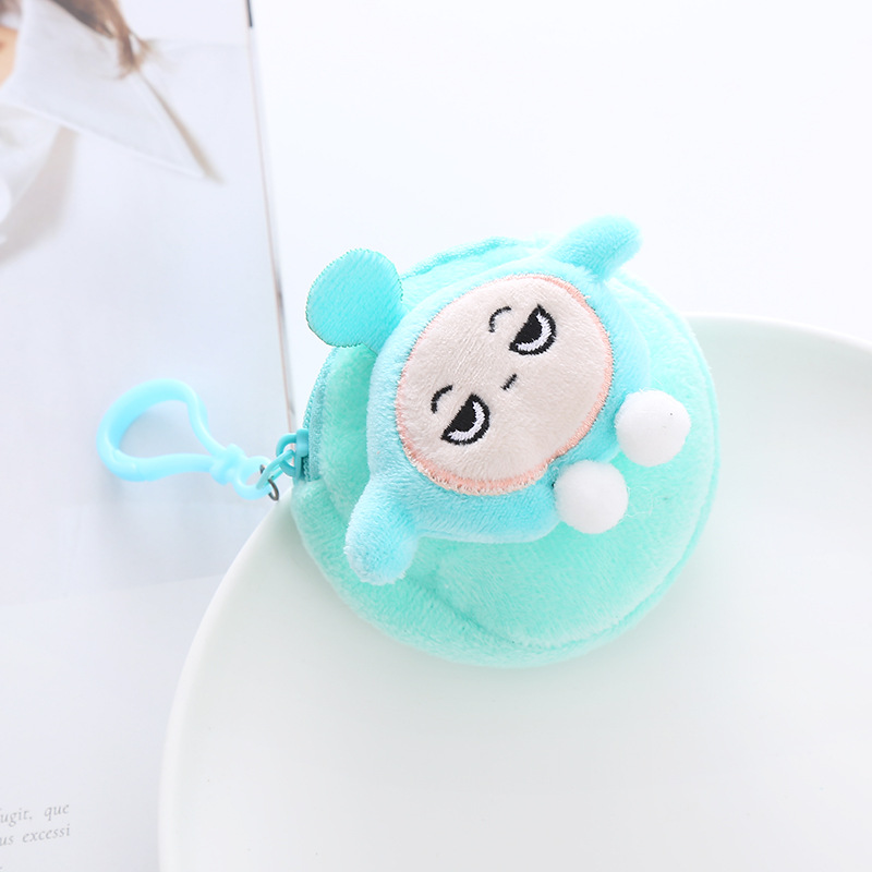 Cyan egg coin purse