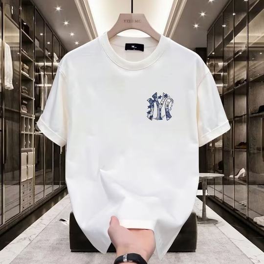 潮牌短袖T恤男2024夏季新款跨境痞帅宽松休闲印花ins半袖百搭上衣