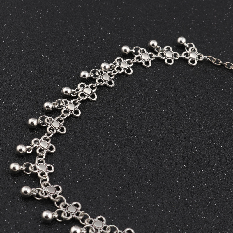 Women's Gender Vacation Classic Style Flower Zinc Alloy Choker Wholesale