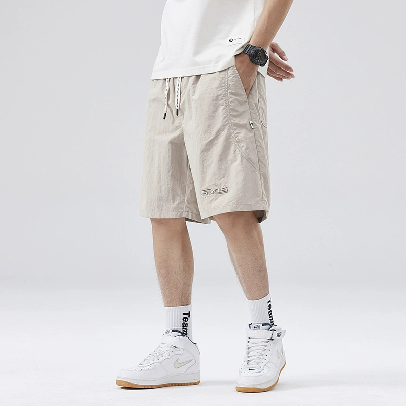 Sports shorts for leisure, breathable beach trousers, loose fit