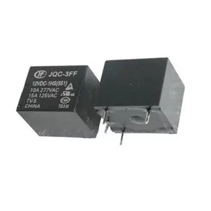 宏发小型大功率继电器JQC-3FF/012-1HS（551）一组常开4脚 10A