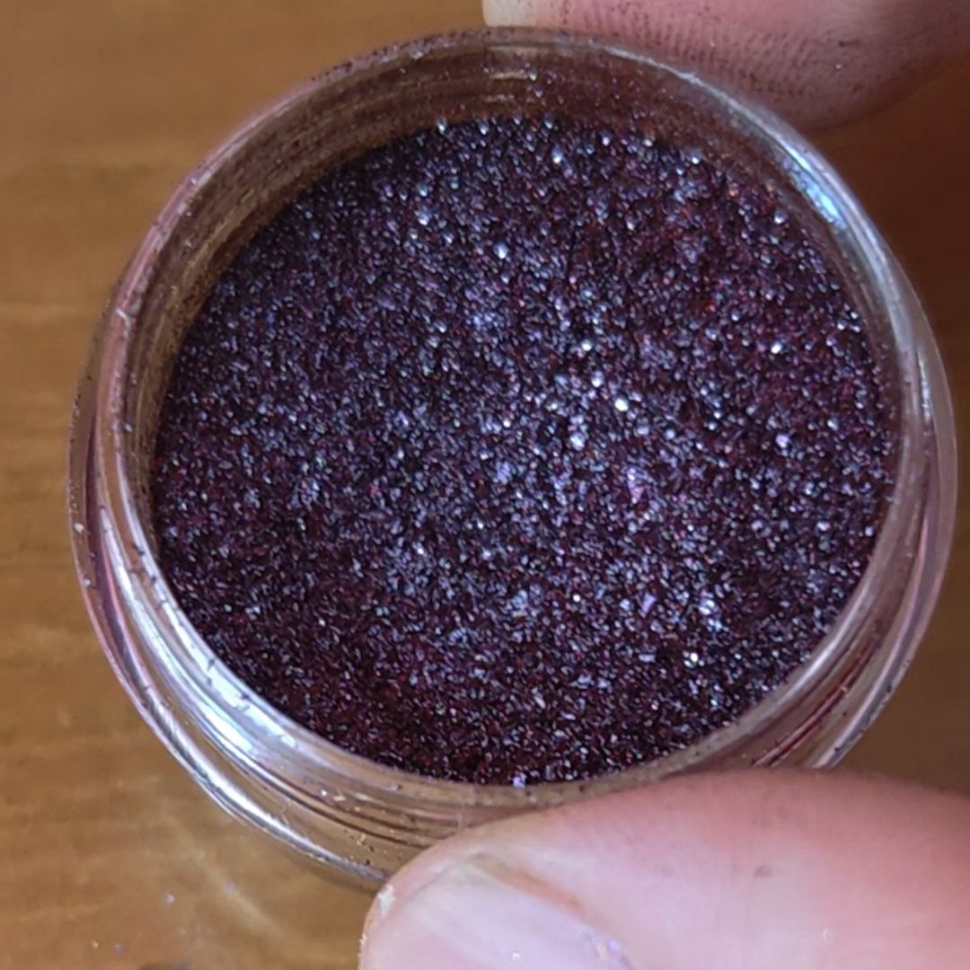 批发新品闪亮黑变红变色龙闪粉multichrome pigment black red 1g