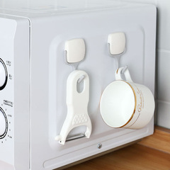 Creative magnetic hooks, strong-load-bearing fridge magnets, back-of-door sticky hooks, Japanese-style magnetic stickers, dormitory & workspace magnetic hanging hooks