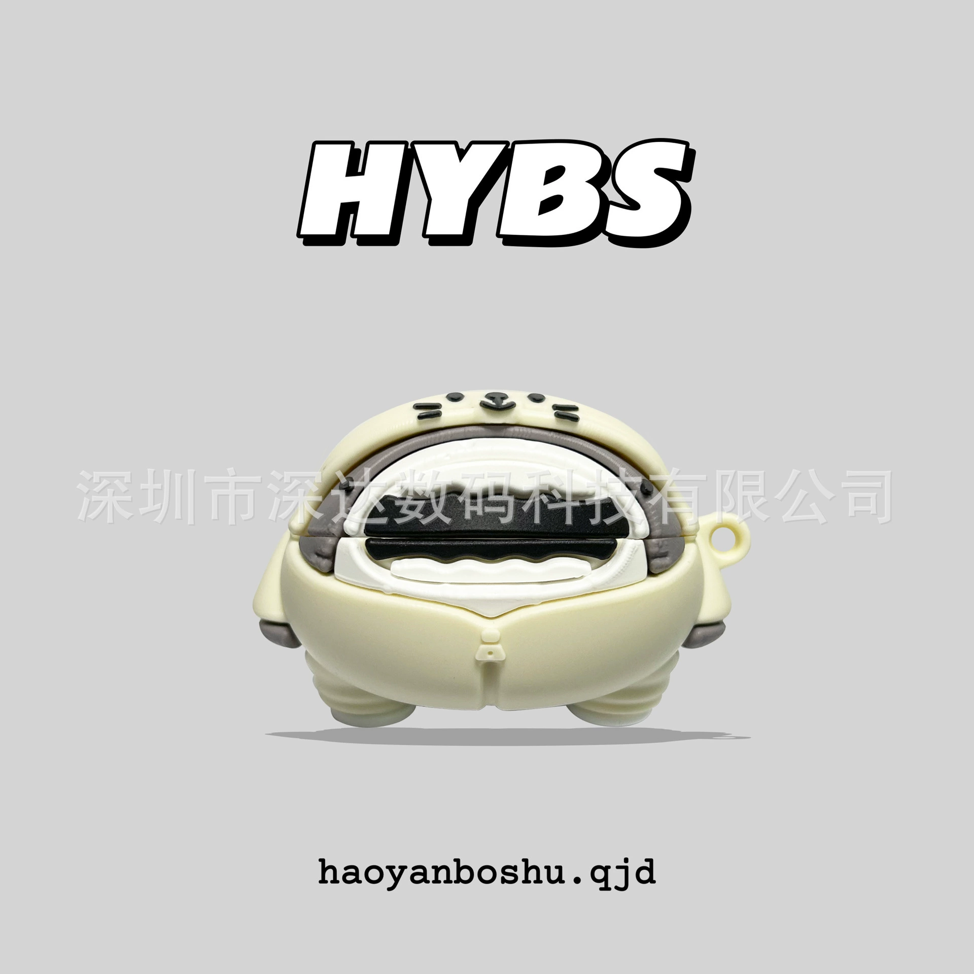 Силиконовый защитный чехол (Baseus WM01 WM02) милый мультяшный твердый корпус с карабином, легкий