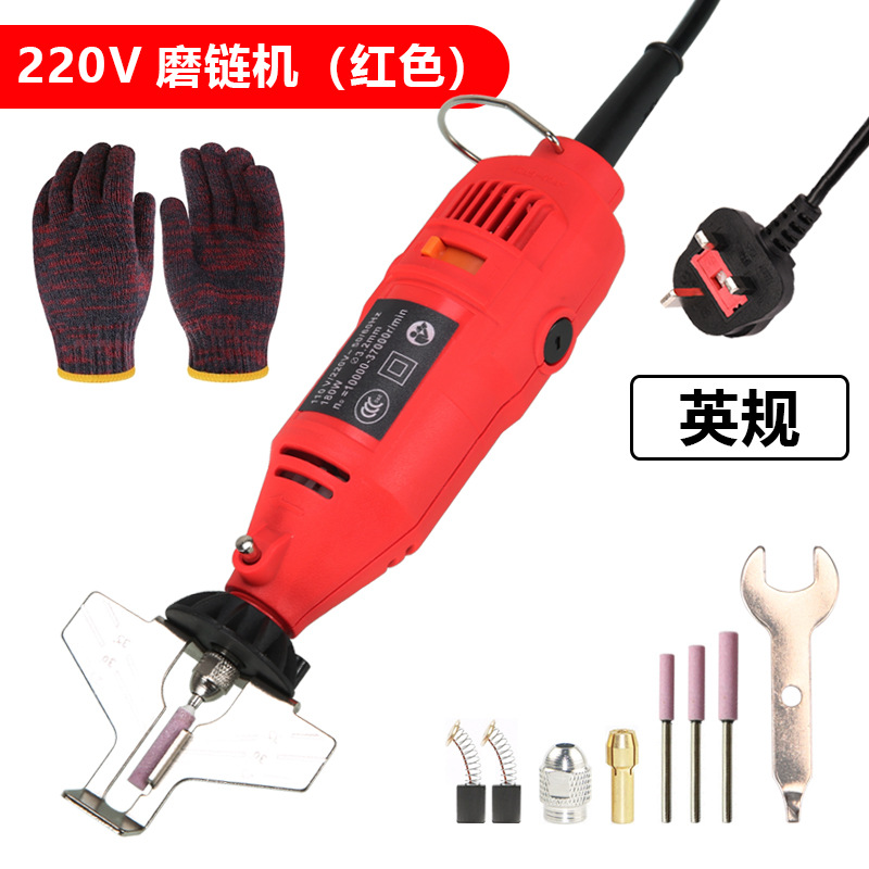 Máquina rectificadora de cadena de suministro directo de fábrica Máquina rectificadora de cadena eléctrica Máquina rectificadora de cadena de sierra eléctrica Máquina rectificadora de cadena estándar europeo estándar estadounidense británico australiano