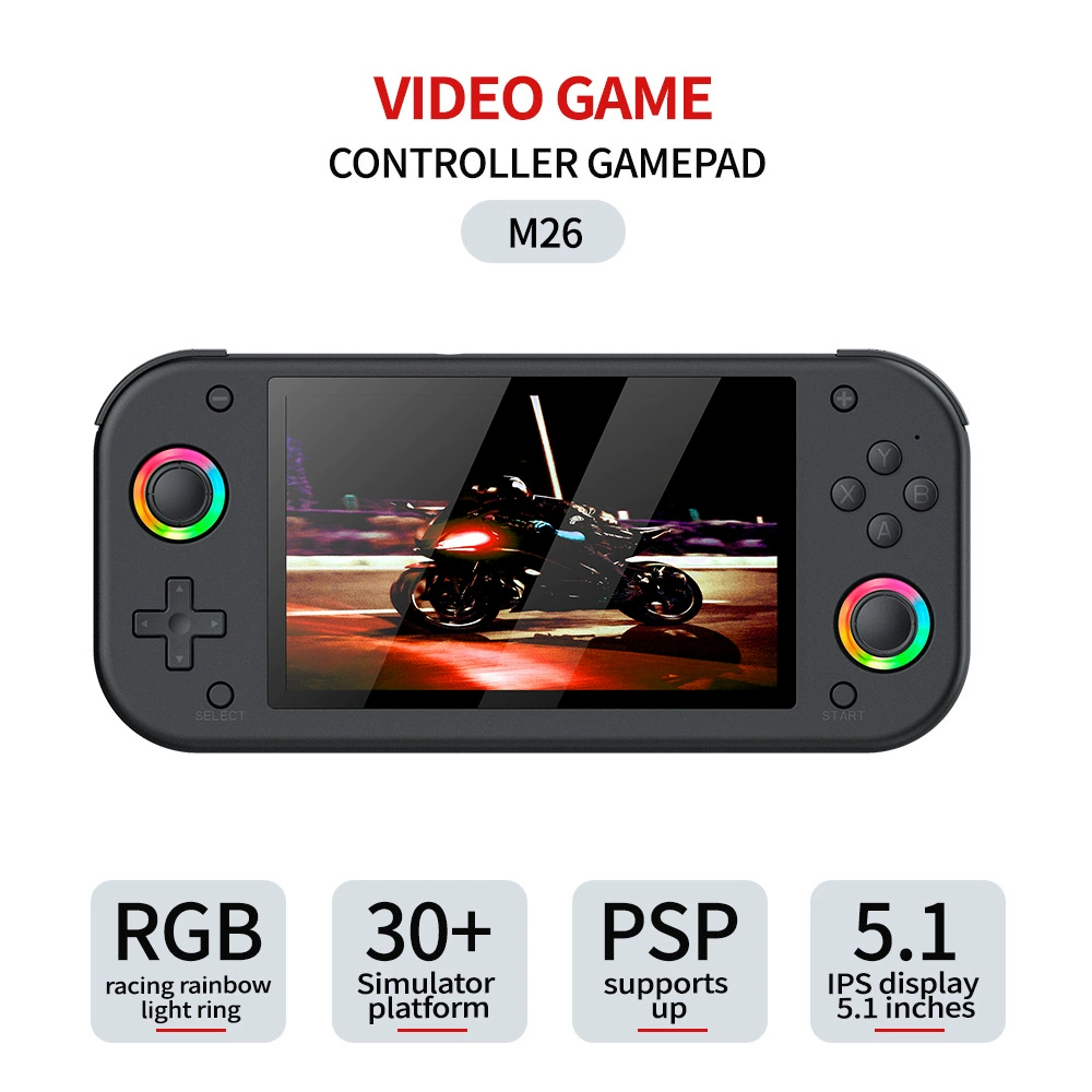 M26 портативная игровая консоль для ТВ-игр, 3" 3D домашняя аркада, 4K HD PSP/PS1 портативная, бестселлер