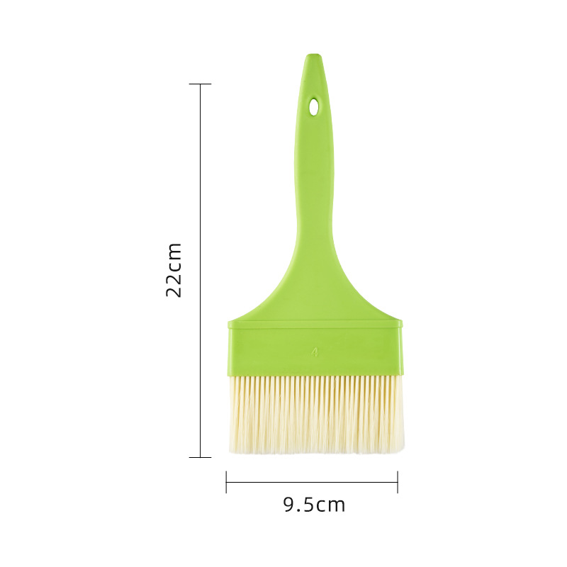 Wool brush; plastic handle 4inch