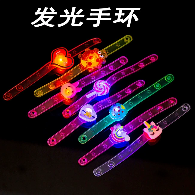 Светящийся браслет креативный мультяшный наручные часы флэш-дети подарки маленькие игрушки