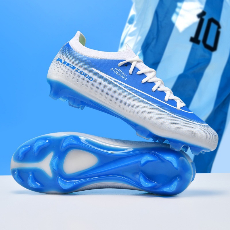 Zapatos de Entrenamiento de Fútbol de Malla y Caucho TPU para Césped Natural y Artificial