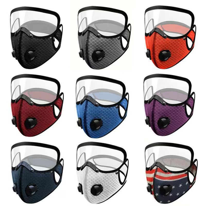Sports Outdoor Mask, Running Electric Bicycle Windproof Mask, Dustproof and Anti-Smog Mask with Breathing Valve
