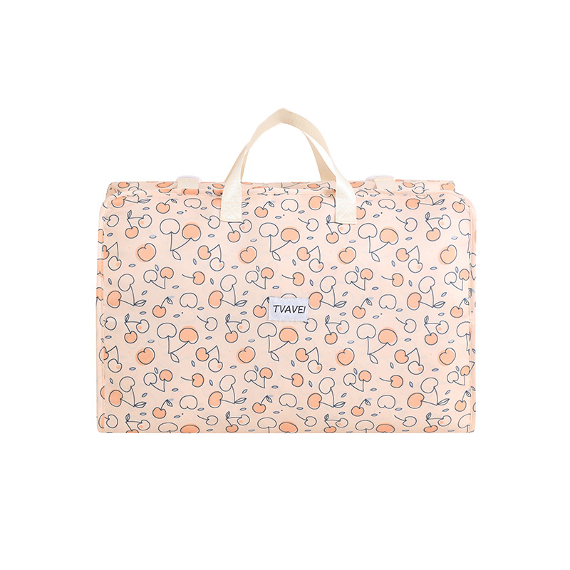 Runhui Bolsa colgante de viaje Bolsa de almacenamiento de artículos de ropa interior dividida Bolsa colgante de almacenamiento simple para el hogar Bolsa de almacenamiento de equipaje de viaje