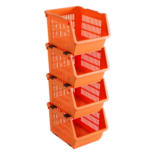 Living room toy storage rack floor-standing multi-layer fruit and vegetable basket debris organizer overlay basket kitchen vegetable storage rack