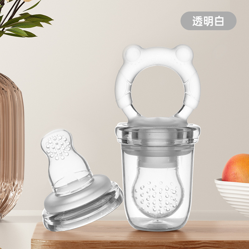 Alimentador de Frutas para Bebés y Niños Pequeños, Mordedor de Frutas y Verduras para Bebés, Vajilla de Grado Alimenticio para Alimentación Complementaria al por Mayor